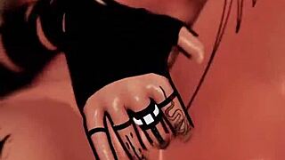 trans girl rides dildo in vr and cums!