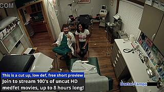 dr. tampa gives tori sanchez pap smear with big tits