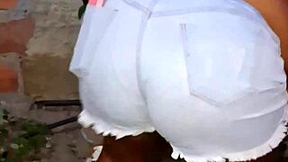 can you believe the neighbor with that huge ass is just cleaning the yard?