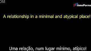 Blonde teen fucks at bed.