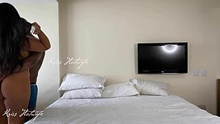 Gostoso Do Jefão Sucks Brunette Wife Until She Cums Before Big Black Cock Fucking