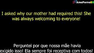 Blonde teen fucks at bed.