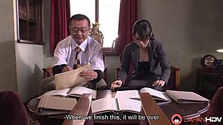 Japanese Office Lady Nana Kunimi Sucks Cock Uncensored. Office Action Gets Steamy!