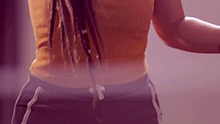 playing ping pong with a fun brazilian teen