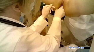 yo, dr tampa got student intern alexandria wu spreading backstage pov 😍