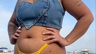 Did I make his cock hard on the beach?