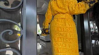 Nadine Kerastas rides Jason Luv's BBC for cum in mouth!