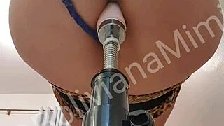 Sex machine pounding latina pussy hard 💦🍑