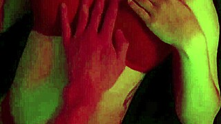 Busty latina cums hard from intense anal