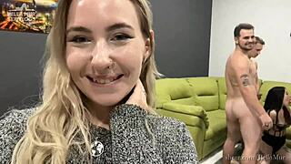 sex vlog - failed orgy - by bella mur with swingers banging big cock