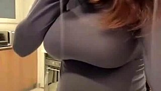 just jerking off on stepmom's big milky tits