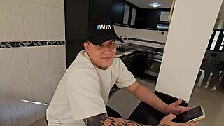 My Best Friend's Horny Wife Sucks My Dick When He's Not Looking