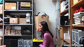 Shoplyfter Emily Willis Getting Fed a Mouthful of Big Cock Hard