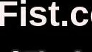 nasty lesbo lookers are gaping and fist fucking tight buttholes