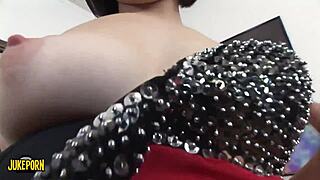 Brunette's hot ass and big mouth go crazy with strong penetrations