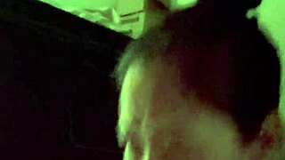 korean milf takes on husband’s big white cock in pov sucking.