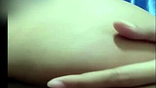 Couple enjoys romantic video call sex on WhatsApp with wet pussy action