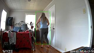 Hidden Camera Catches Step Mom Masturbating After Shopping Spree