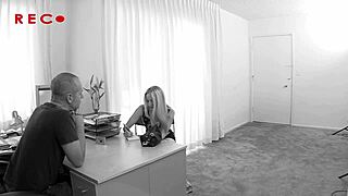 tiny blonde kendi takin’ on massive white cock… dang it’s huge!