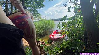 Hey, wanna know how stepsister celebrated 25k subs by riding dick publicly on a boat?