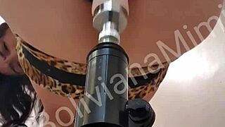 Sex machine pounding latina pussy hard 💦🍑