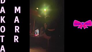 dakota marr pole dances in nebraska club