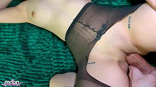 Husband Fucks Wife In Torn Pantyhose?