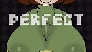 chara engages in intense titty fuck scene with big tits