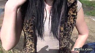 Luscious Czech Chick Seduced In Mall And Plowed In POV