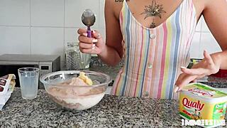 Ruvinha has sex with friends couple on her birthday