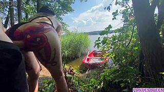 Hey, wanna know how stepsister celebrated 25k subs by riding dick publicly on a boat?