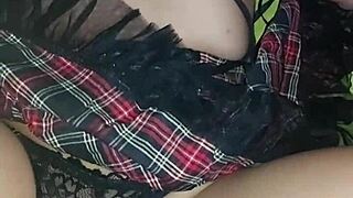 My beautiful otaku friend lets me fuck her after the convention?