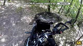 Hunt4K Bike Ride Turns Into Perfect Outdoor Deepthroat and Cheating Sex