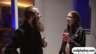 Horny swingers swapping partners and diving into an orgy with blowjobs and oral fun