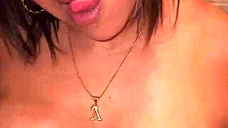 stepmom catches me masturbating with her panties and gives blowjob