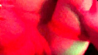 Busty latina cums hard from intense anal