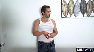 Bored housewife cheats with cougar babe