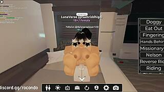 the beautiful zorra bends over for doggystyle in roblox