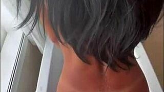 Roommate fucks me in the shower.