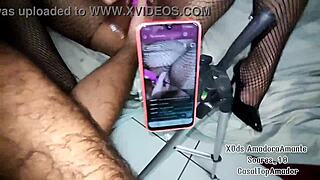 peeling married whore's pussy squirting in fisting with stuck hands 😈