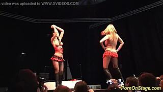 sharng cock at public sex fair, oops, i mean sharing on stage
