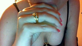 Nicoletta's Solo Mouth Soap Fetish in Private Room Exploration