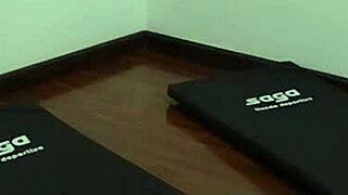 behind scenes teasing shaved pussy with big cock creampie