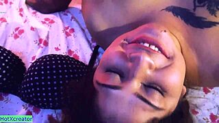 Indian beauty’s fantasy outdoor sex, oops forgot details