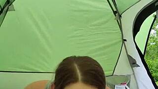 Intense morning sex in camping POV! How risky can we get?!