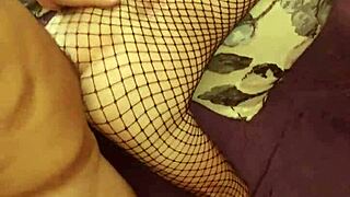 Behind Scenes: Milf in Stockings and Lingerie