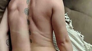 Tight pussy almost doesn't fit in this amateur homemade scene