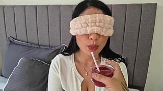 Colombian influencer deepthroat blowjob monster cock big pussy big clit pov cum in mouth 😈