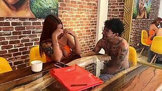 Hey, My Redhead Step Sister Andrea Castro is Super Horny and Rides Thiago Lopez’s Cock Hard