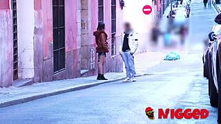 Spanish Skinny Girl With Small Tits Moans For Big Black Cock